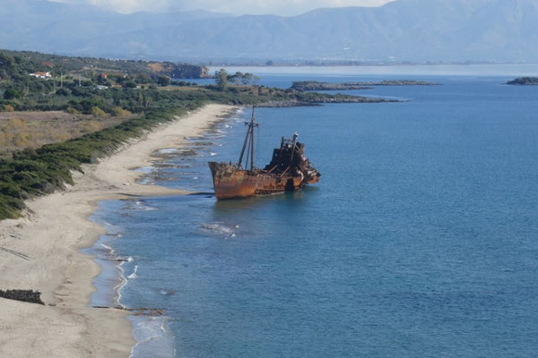 Schiffswrack der Dimitrios