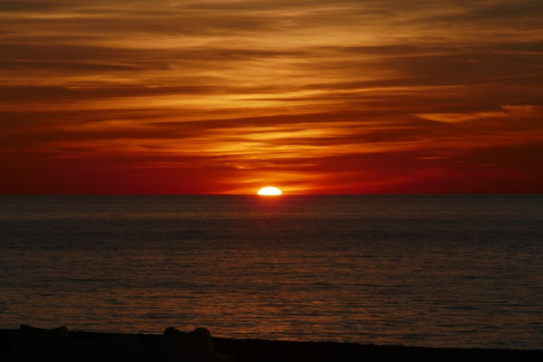 traumhafter Sonnenuntergang