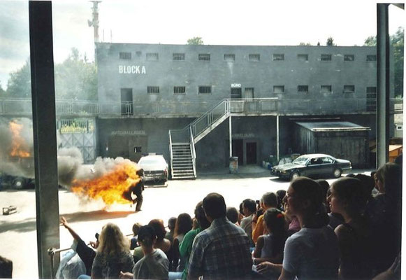 Stuntshow in den Bavaria Filmstudios