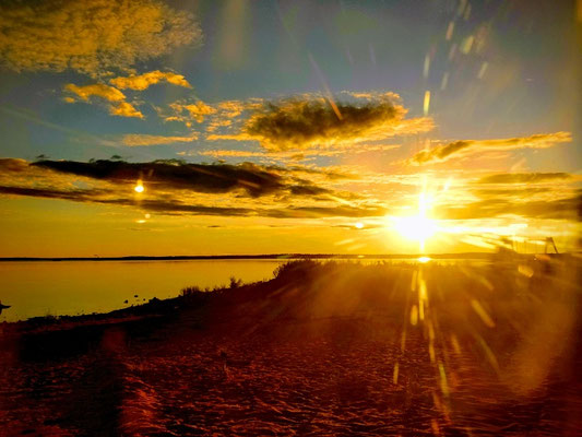 endlich gab es auch wieder schöne Sonnenuntergänge