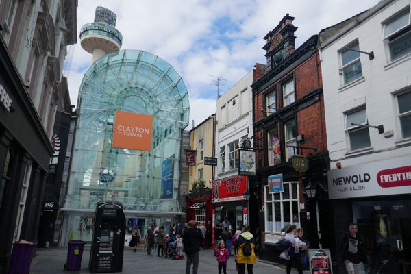 austauschbare Innenstadt in Liverpool