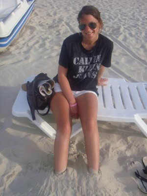 Am Strand...