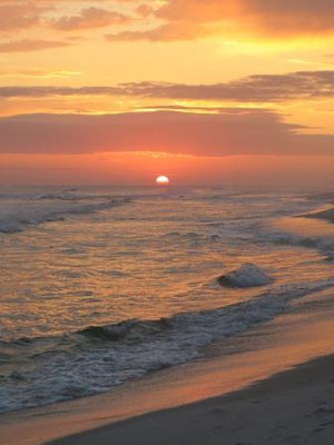 Perfekter Sonnenuntergang in Panama City