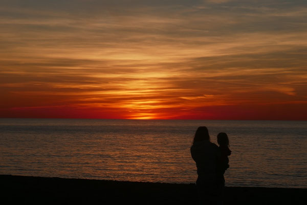 traumhafter Sonnenuntergang