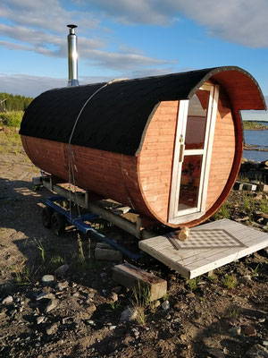eine Sauna fand sich praktisch überall