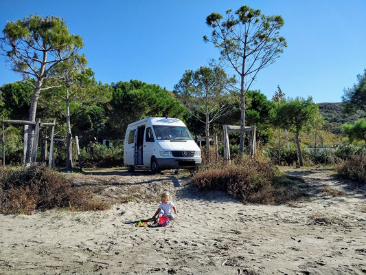 Camping Pa Emer direkt am Strand