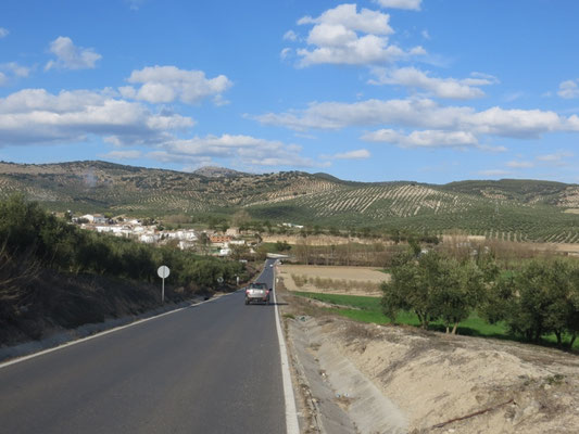 Landschaft rund um Jaén