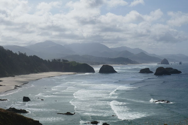 Oregon's traumhafte Küste lud immer wieder zu Pausen ein