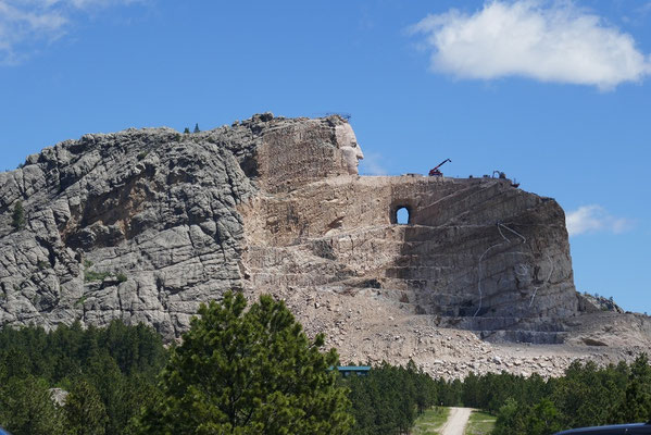 Crazy Horse Memorial - der Ist-Zustand...