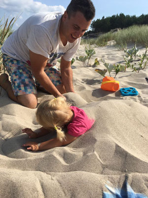schöner Tag am Strand