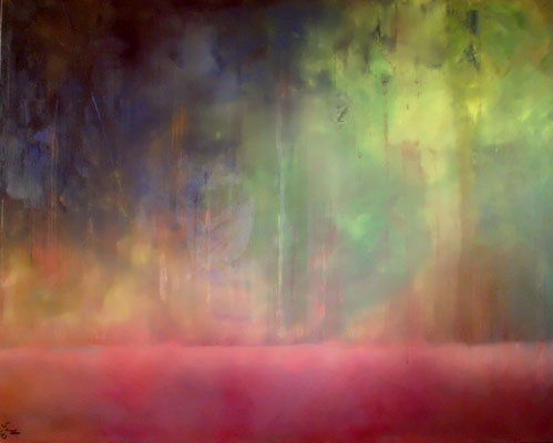 "desert rain", 120 x 150 cm