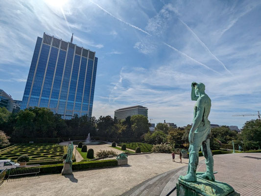 Botanischer Garten Brüssel Statue
