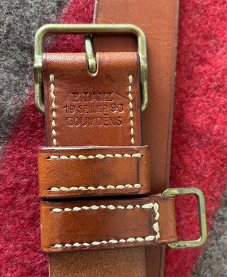 Offiziersgürtel Schweizer Armee Leder