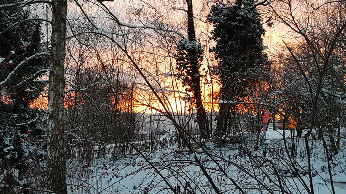 Morgenstimmung mit Schnee