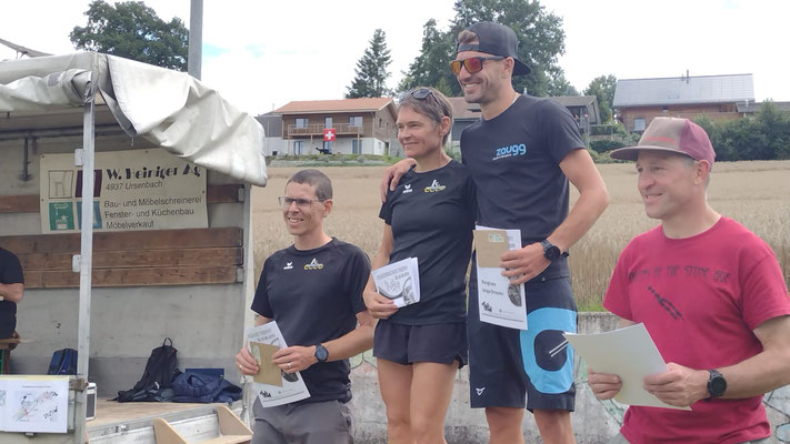 Podestfoto an der Ursenbachtrophy