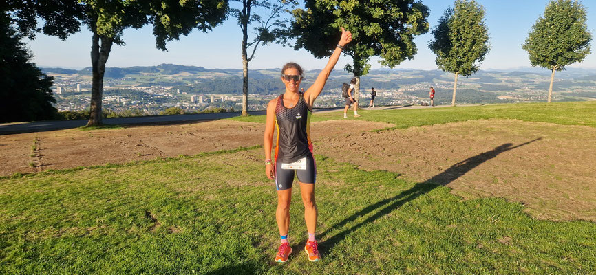 Tabea auf dem Gurten am Bärner Bärgloufcup