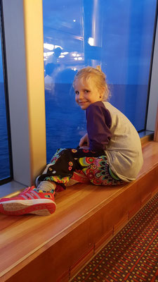 Carlotta genoss die Seereise