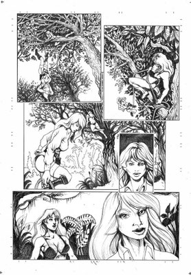  Page #5 -RANA,Queen of the Amazon- Pencil