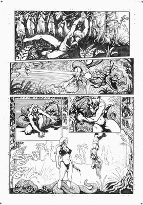  Page #4 -RANA,Queen of the Amazon- Pencil