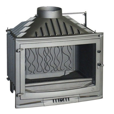 Fireplace furnace Invicta 700 Selenic with traction control and air supply  - Сайт fireplacesmanual!