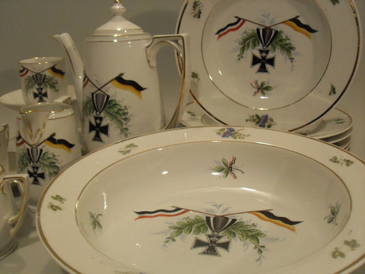 Patrotisches Porzellan um 1914-1918