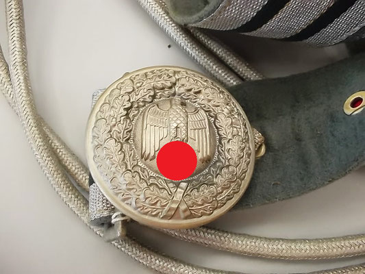Feldbinde mit Gehänge Wehrmacht 2.WK