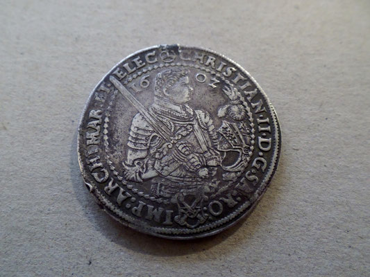 1 Taler 1602 Sachsen Albertinische Linie Christian II Georg I August