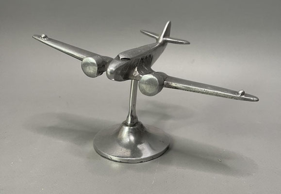 Aluminium Flieger Schreibtischdeko 2. WK