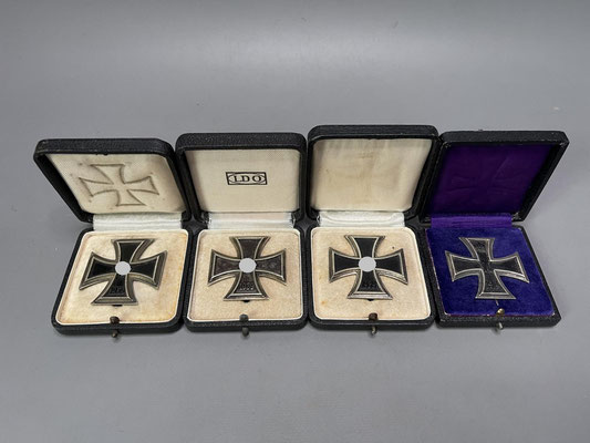 Eisernes Kreuz 2.WK 1.Klasse mit Etui - rechts EK 1.WK 1. Klasse mit Etui