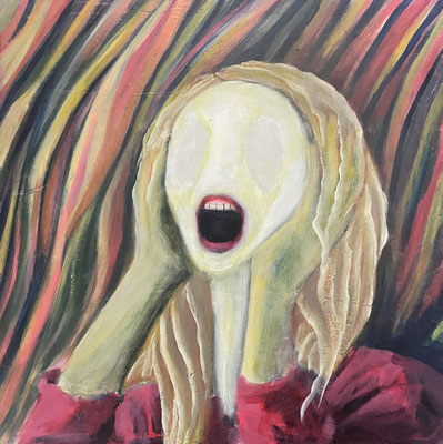 Mein Schrei-40x40cm