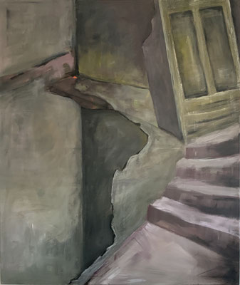Die Treppe - 130 x 110 cm