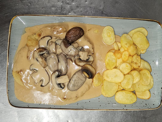 111 Jäger - Schnitzel (mit frischen Champignons)