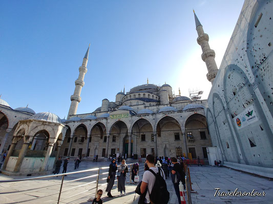 Blaue Moschee von nah