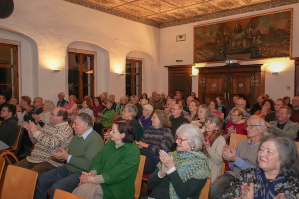 Das Publikum war auch von ihr begeistert