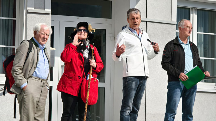 Unser Team: Georg Spaun: Geologie, Ursula Rohrweck: Sagen, Manfred Mayer, Obmann, Bernhard Bichler: Geschichte