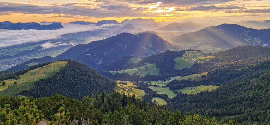 Morgenstimmung auf der Gratlspitze