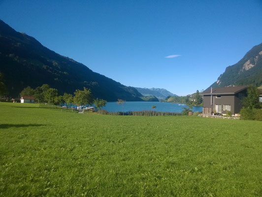 Lungern Obsee. Hinten der Pilatus