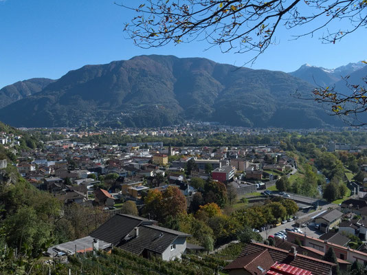 Blick in Richtung Bellinzona