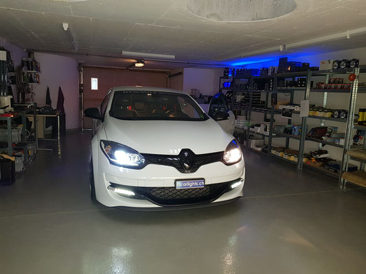 RENAULT MEGANE RS LED Umbau H7 LED Philips X-Treme Ultinon