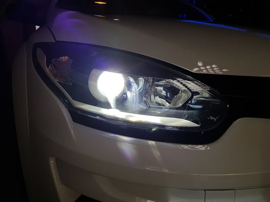 RENAULT MEGANE RS LED Umbau H7 LED Philips X-Treme Ultinon