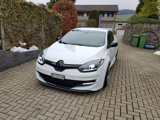 RENAULT MEGANE RS LED Umbau H7 LED Philips X-Treme Ultinon