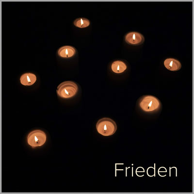 Kerze des Friedens