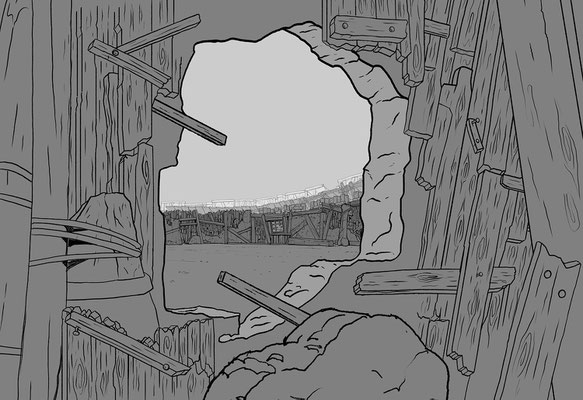 Background Layout Design for Tigtone Season 2 on HBO Max. Created at Titmouse Animation Studio.