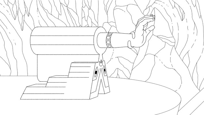 Background Layout Design for The Midnight Gospel on Netflix. Created at Titmouse Animation Studio.