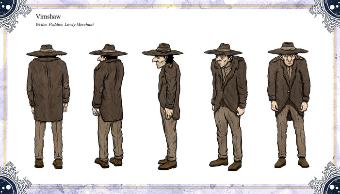 Character design for Reverie world-building project.