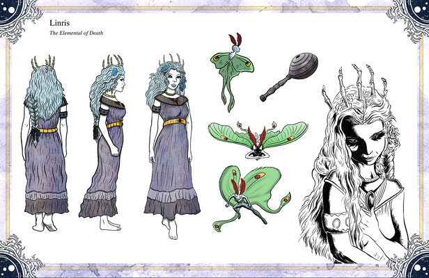 Character Designs for The Tales of Reverie comic series