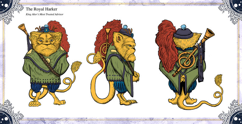 Character design for Reverie world-building project.