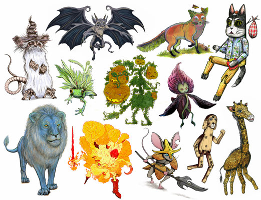 Original Fantasy Character Designs.