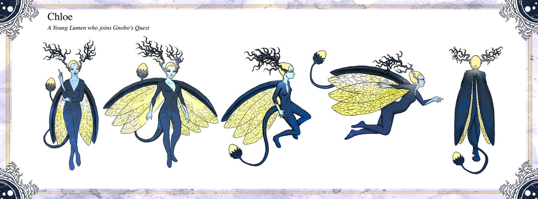 Character design for Reverie world-building project.