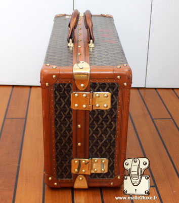 valise a double poignée cuir goyard